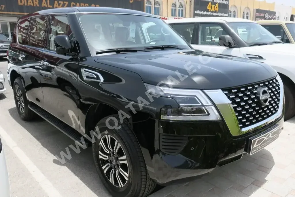 Nissan  Patrol  XE  2023  Automatic  0 Km  6 Cylinder  Four Wheel Drive (4WD)  SUV  Black  With Warranty