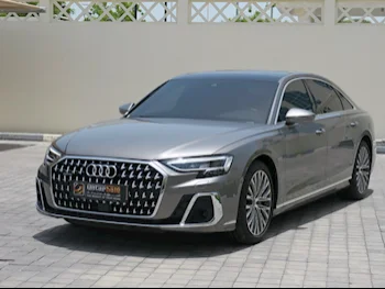 Audi  A8  L  2023  Automatic  5,000 Km  6 Cylinder  All Wheel Drive (AWD)  Sedan  Gray  With Warranty