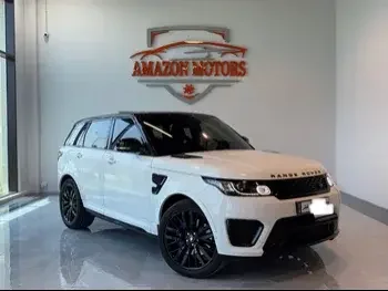 Land Rover  Range Rover  Sport SVR  2017  Automatic  52,000 Km  8 Cylinder  Four Wheel Drive (4WD)  SUV  White