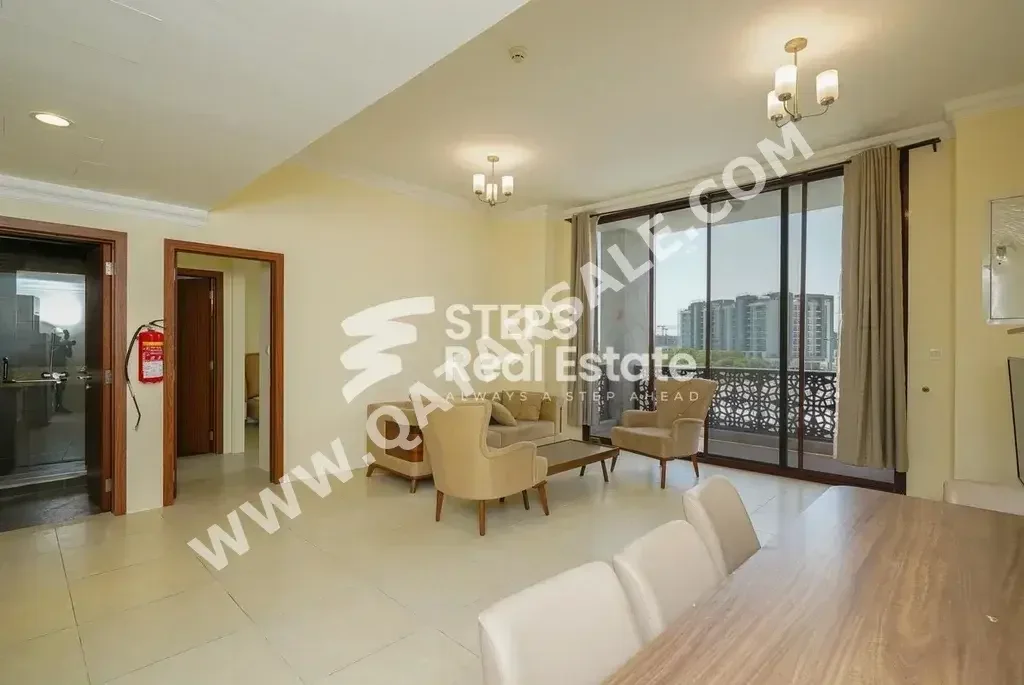 1 Bedrooms  Apartment  For Rent  in Lusail -  Fox Hills  Fully Furnished