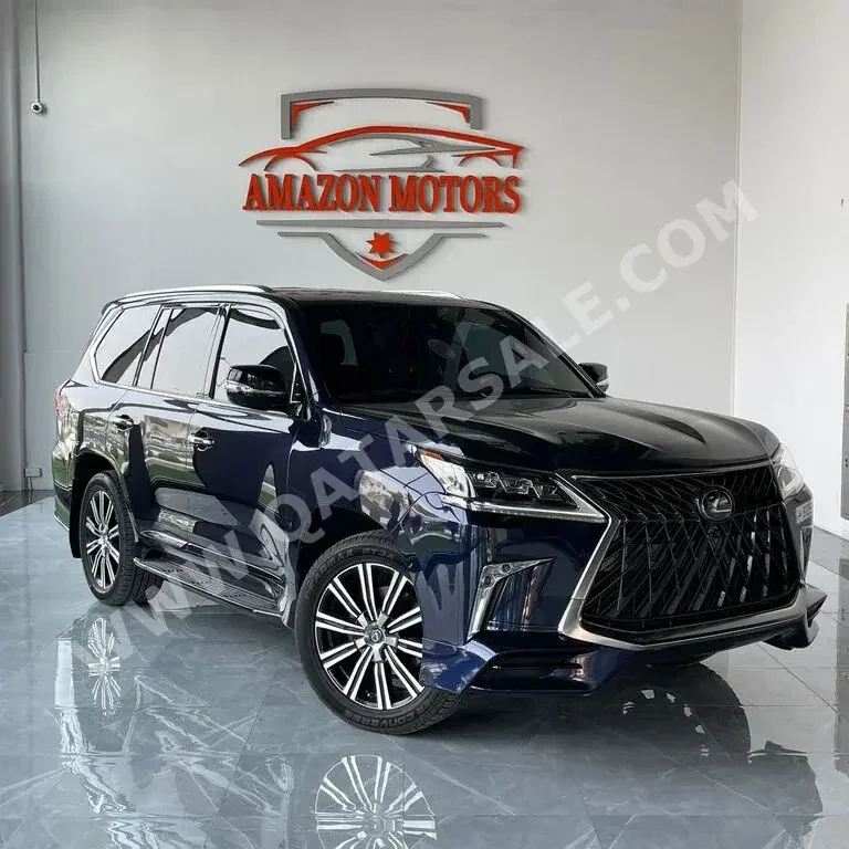 Lexus  LX  570 S  2018  Automatic  113,000 Km  8 Cylinder  Four Wheel Drive (4WD)  SUV  Dark Blue