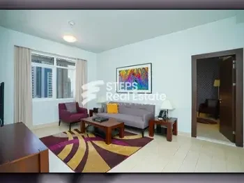 2 Bedrooms  Apartment  For Rent  in Doha -  West Bay  Fully Furnished