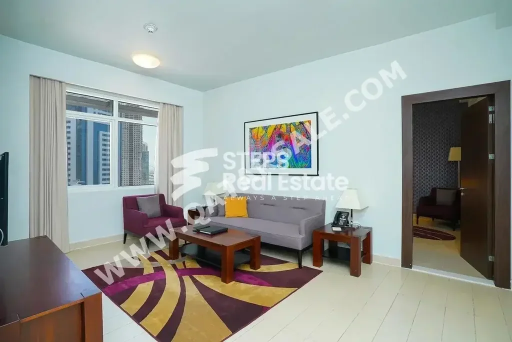 2 Bedrooms  Apartment  For Rent  in Doha -  West Bay  Fully Furnished