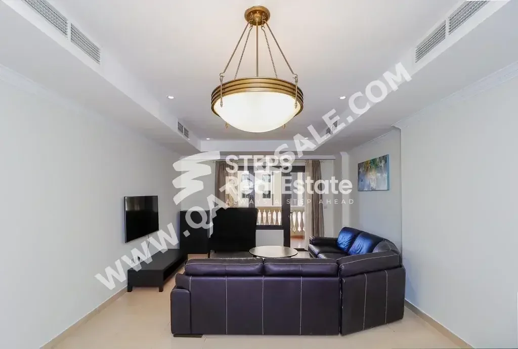 1 Bedrooms  Apartment  For Rent  in Doha -  The Pearl  Fully Furnished