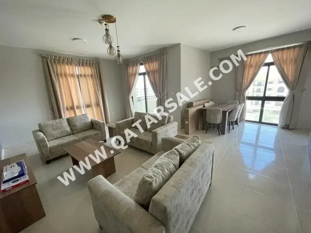 3 Bedrooms  Apartment  For Rent  in Lusail -  Fox Hills  Fully Furnished