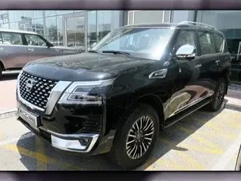 Nissan  Patrol  Platinum  2023  Automatic  0 Km  6 Cylinder  Four Wheel Drive (4WD)  SUV  Black  With Warranty