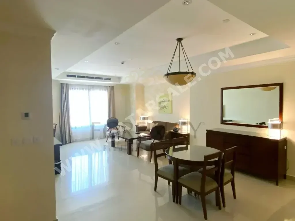 1 Bedrooms  Apartment  For Rent  in Doha -  The Pearl  Fully Furnished