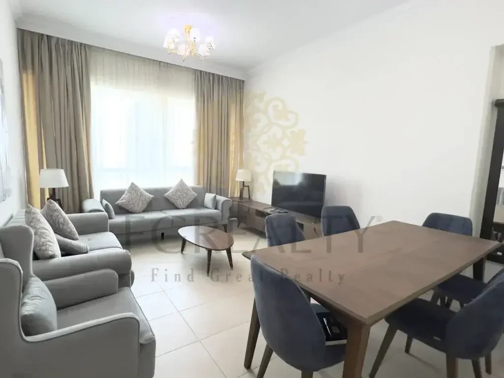 2 Bedrooms  Apartment  For Rent  in Lusail -  Marina District  Fully Furnished