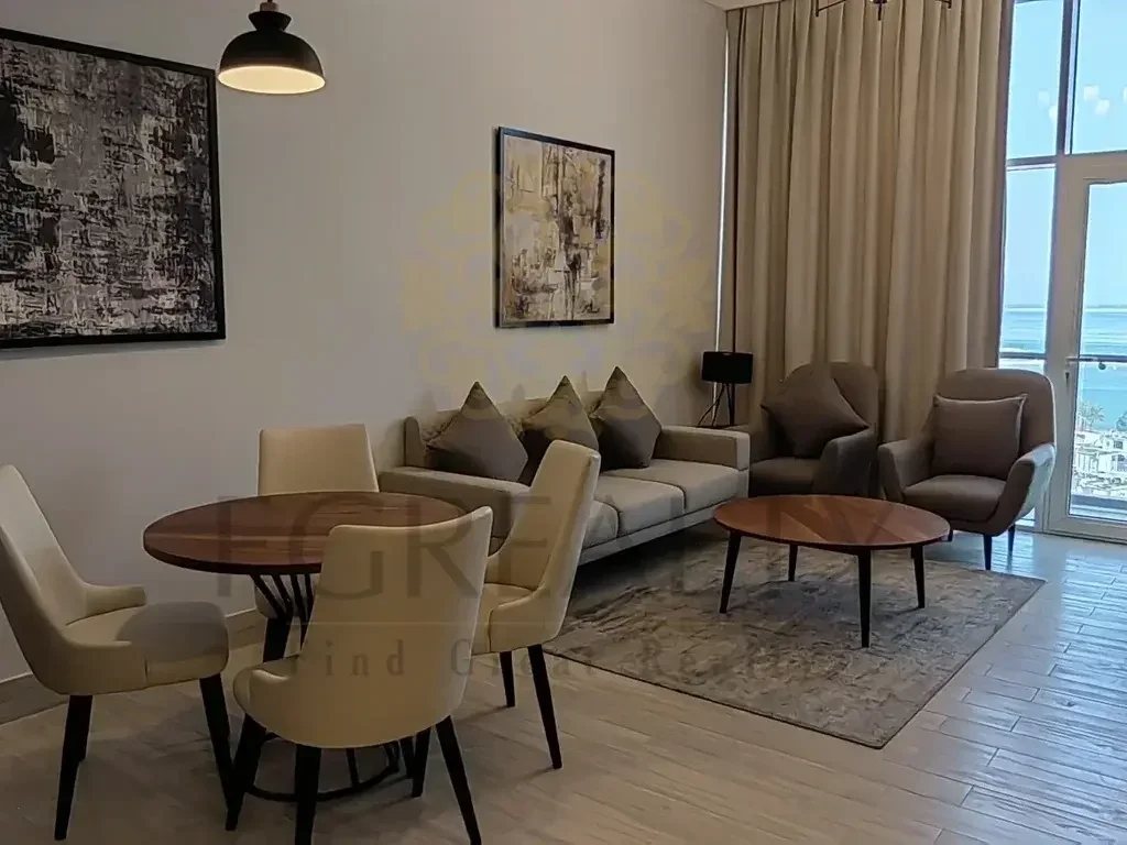 1 Bedrooms  Apartment  For Rent  in Lusail -  Marina District  Fully Furnished