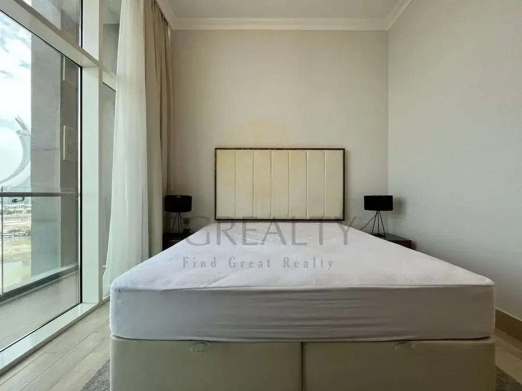 1 Bedrooms  Apartment  For Rent  in Lusail -  Marina District  Fully Furnished