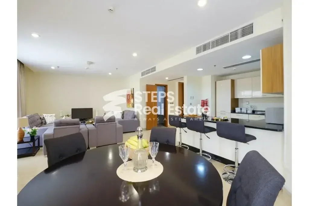 2 Bedrooms  Apartment  For Rent  in Doha -  Fereej Bin Mahmoud  Fully Furnished