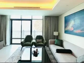 2 Bedrooms  Apartment  For Rent  in Doha -  The Pearl  Fully Furnished