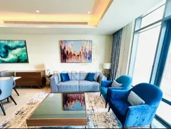 3 Bedrooms  Apartment  For Rent  in Doha -  The Pearl  Fully Furnished