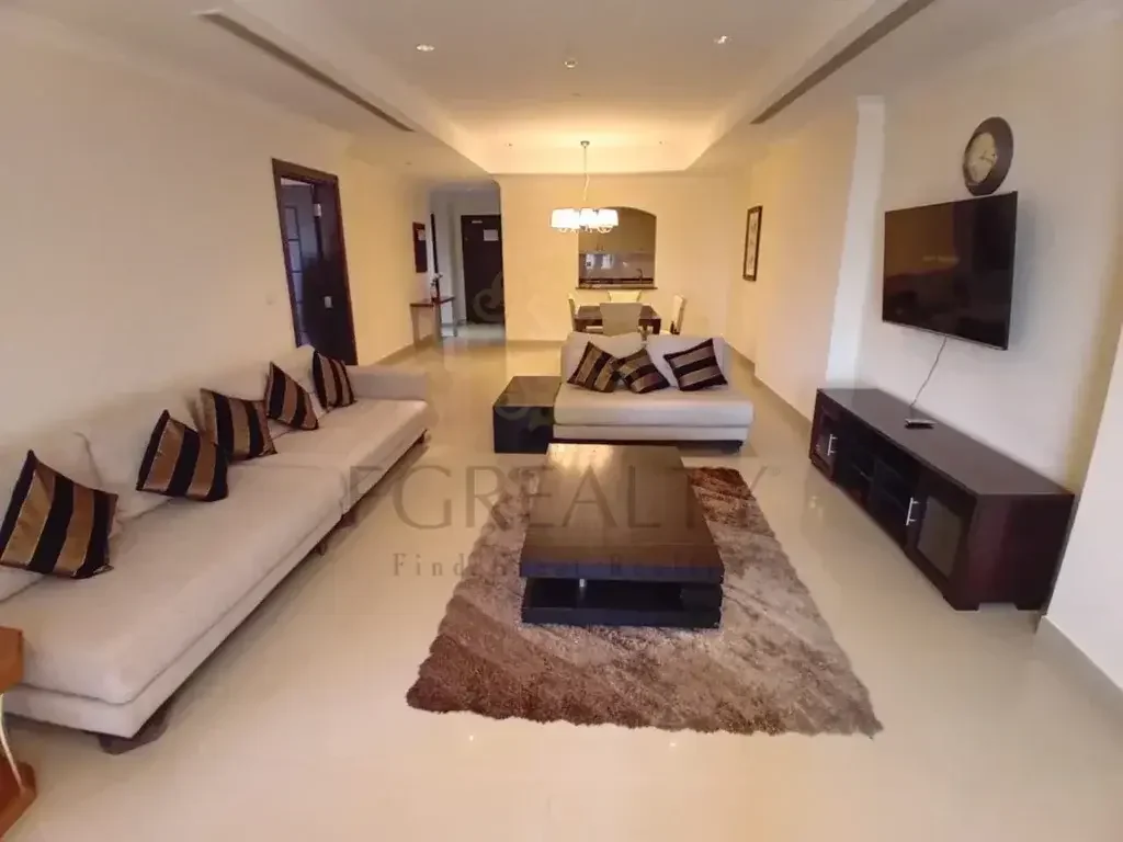 1 Bedrooms  Apartment  For Rent  in Doha -  The Pearl  Fully Furnished