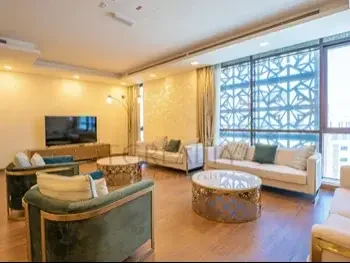 3 Bedrooms  Apartment  For Rent  in Doha -  The Pearl  Fully Furnished