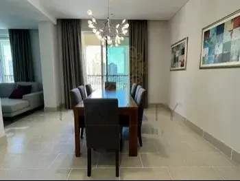 3 Bedrooms  Apartment  For Rent  in Doha -  The Pearl  Fully Furnished