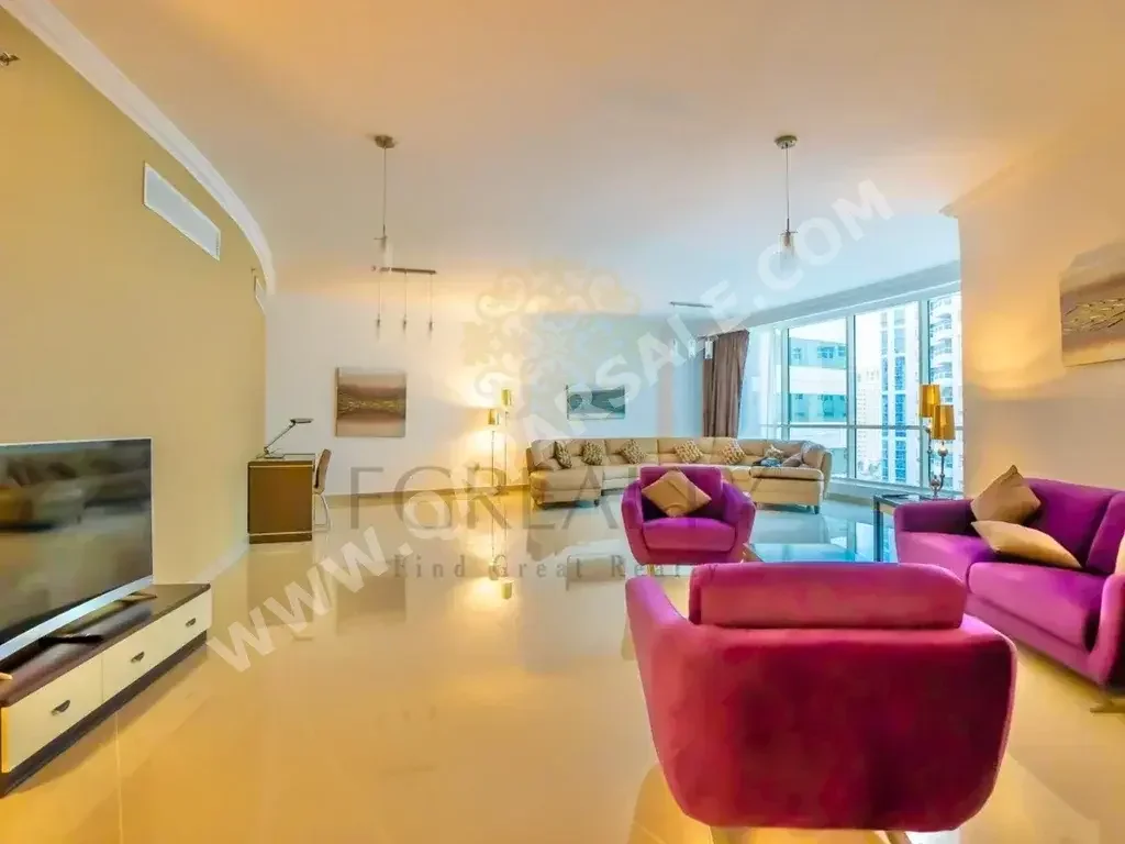 2 Bedrooms  Apartment  For Rent  in Doha -  West Bay  Fully Furnished