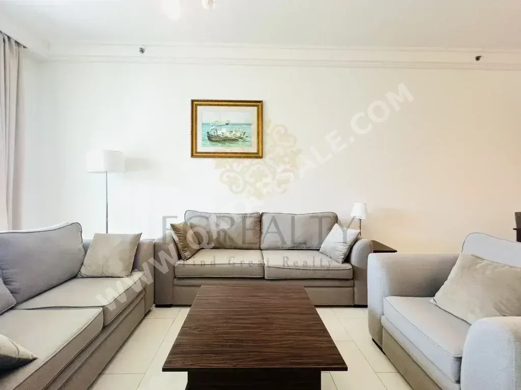 1 Bedrooms  Apartment  For Rent  in Doha -  The Pearl  Fully Furnished