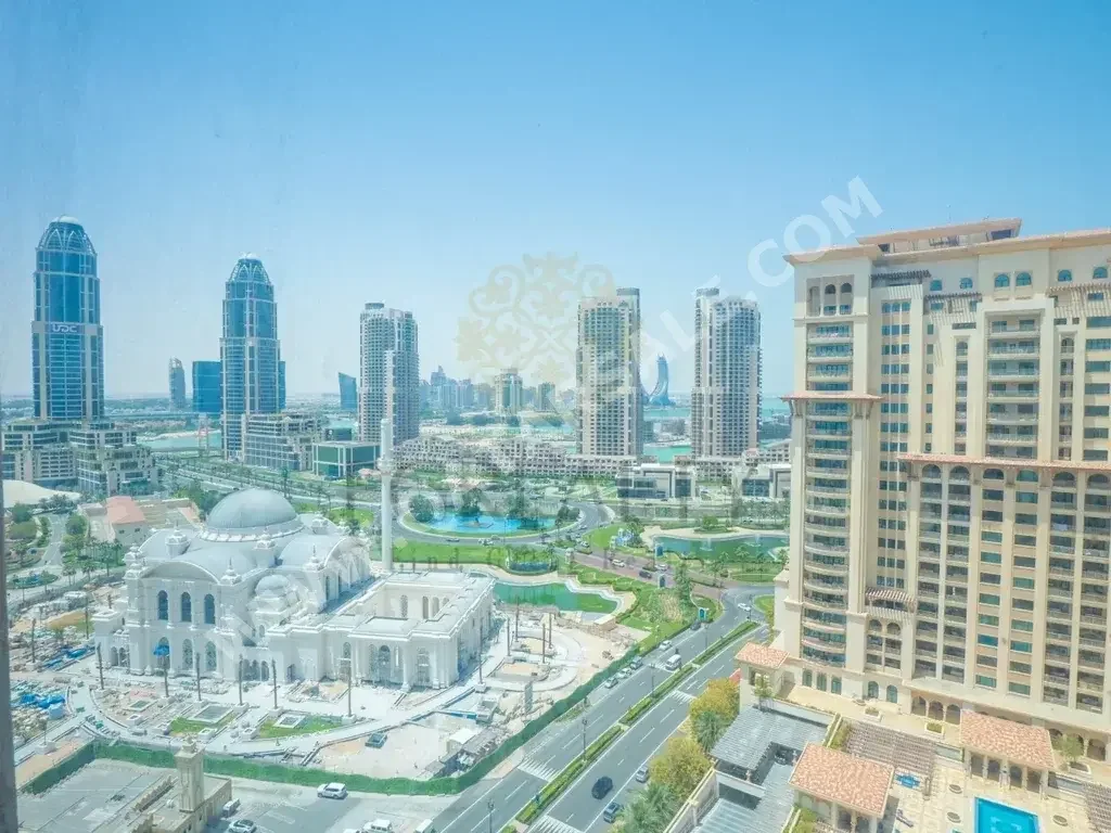 1 Bedrooms  Apartment  For Rent  in Doha -  The Pearl  Not Furnished