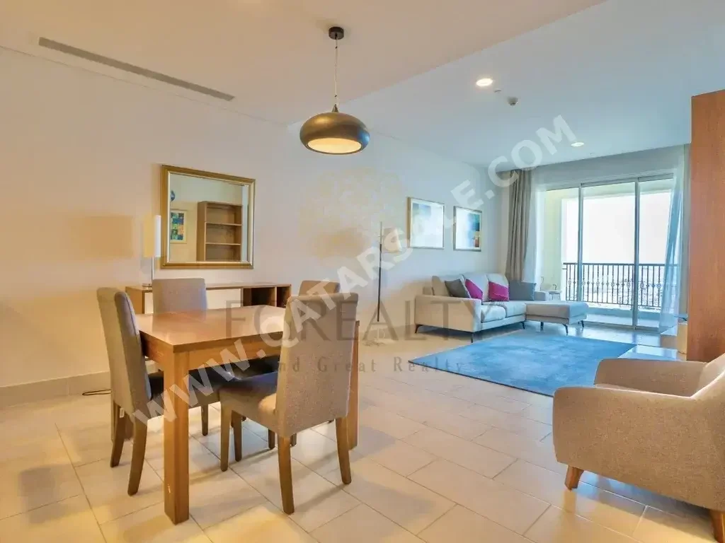 1 Bedrooms  Apartment  For Rent  in Doha -  The Pearl  Fully Furnished