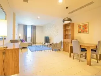 1 Bedrooms  Apartment  For Rent  in Doha -  The Pearl  Fully Furnished