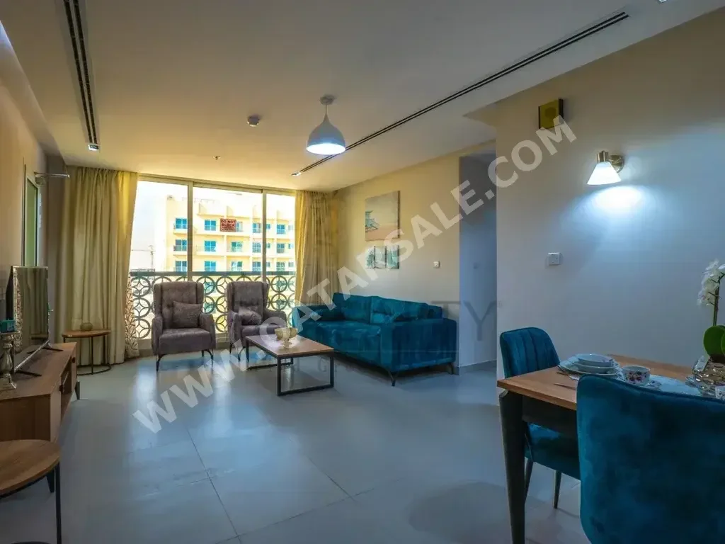 2 Bedrooms  Apartment  For Rent  in Lusail -  Al Erkyah  Fully Furnished