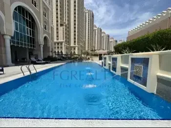 3 Bedrooms  Apartment  For Rent  in Doha -  The Pearl  Fully Furnished