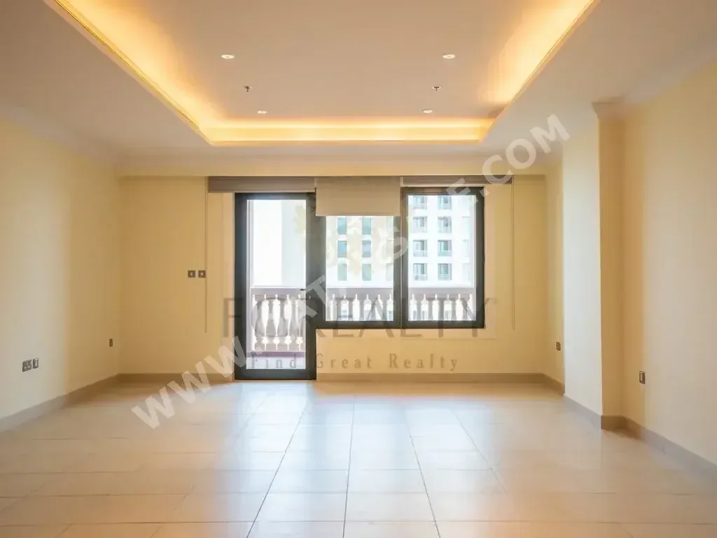 2 Bedrooms  Apartment  For Rent  in Doha -  The Pearl  Not Furnished