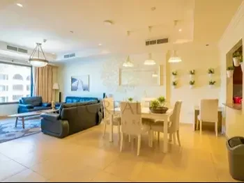 1 Bedrooms  Apartment  For Rent  in Doha -  The Pearl  Fully Furnished