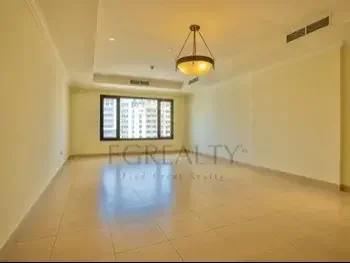 1 Bedrooms  Apartment  For Rent  in Doha -  The Pearl  Not Furnished