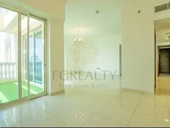 3 Bedrooms  Apartment  For Rent  in Doha -  The Pearl  Not Furnished