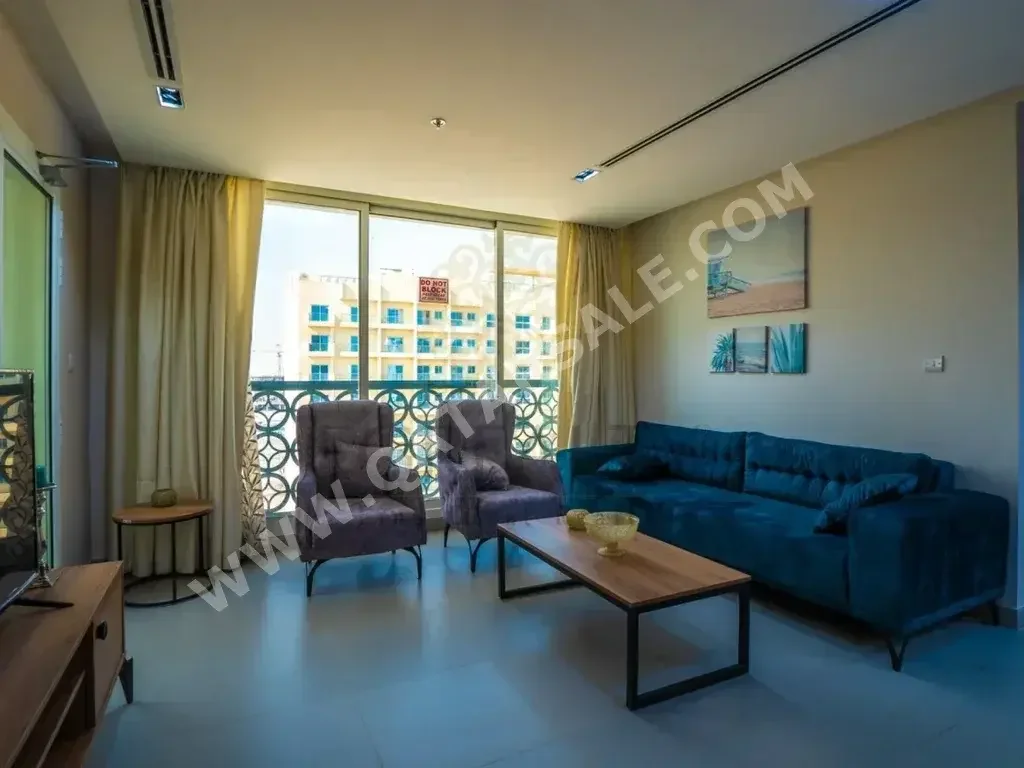 2 Bedrooms  Apartment  For Rent  in Lusail -  Al Erkyah  Fully Furnished