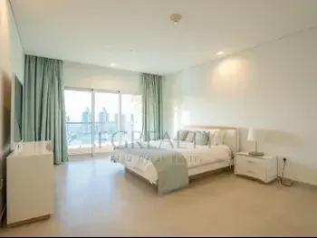 1 Bedrooms  Apartment  For Rent  in Doha -  The Pearl  Fully Furnished