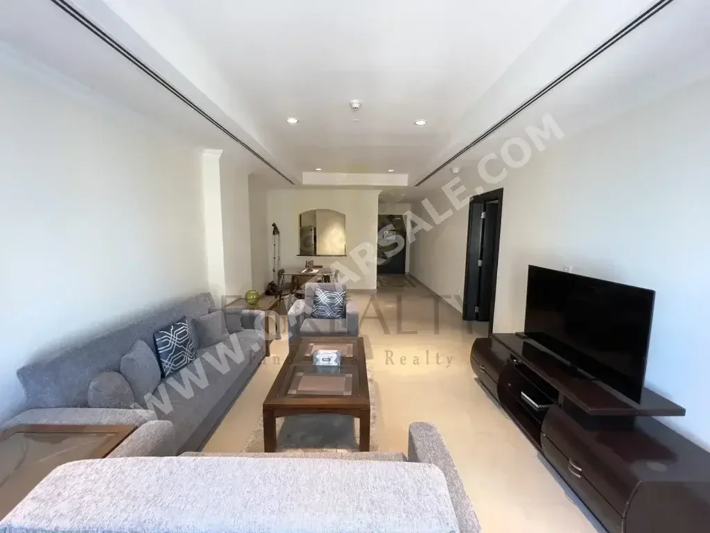 1 Bedrooms  Apartment  For Rent  in Doha -  The Pearl  Fully Furnished