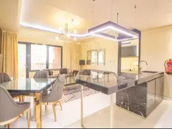 1 Bedrooms  Apartment  For Rent  in Doha -  The Pearl  Fully Furnished