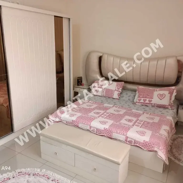 Bedroom Sets - Double Bed, Wardrobe, Office Desk and Dressing Table  - White