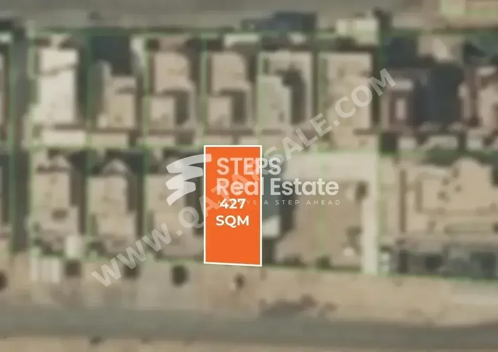 Lands For Sale in Al Daayen  - Al Sakhama  -Area Size 427 Square Meter