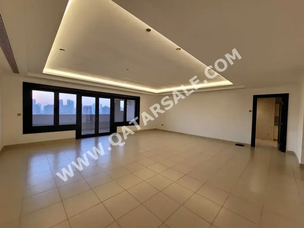 4 Bedrooms  Apartment  For Rent  in Doha -  The Pearl  Semi Furnished