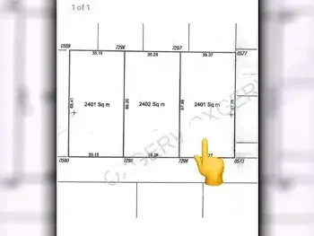 Lands For Sale in Doha  - Al Markhiya  -Area Size 2,400 Square Meter