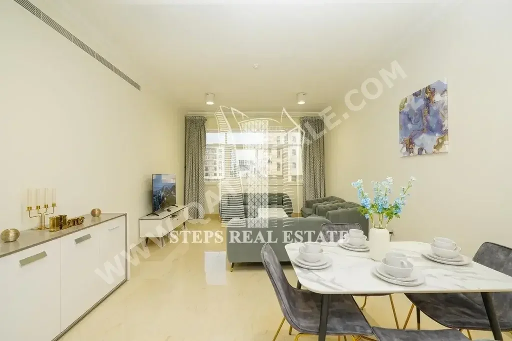 1 Bedrooms  Apartment  For Rent  in Lusail -  Fox Hills  Fully Furnished