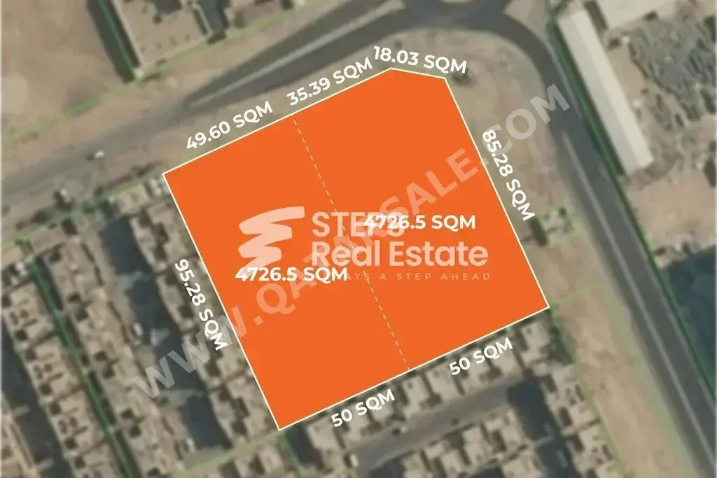 Lands For Sale in Al Daayen  - Al Khisah  -Area Size 9,453 Square Meter