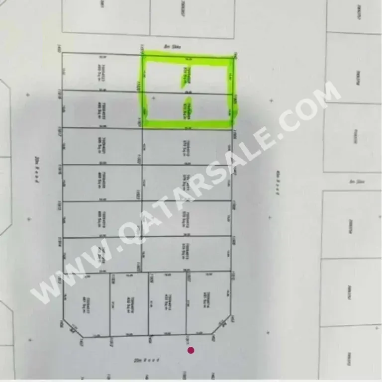 سكن عمال للبيع في أم صلال  - جريان جنيحات  -المساحة 565 متر مربع