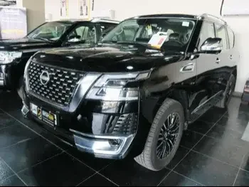 Nissan  Patrol  Platinum  2022  Automatic  0 Km  6 Cylinder  Four Wheel Drive (4WD)  SUV  Black  With Warranty