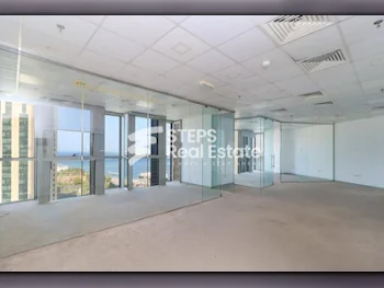 Commercial Offices - Semi Furnished  - Doha  - West Bay