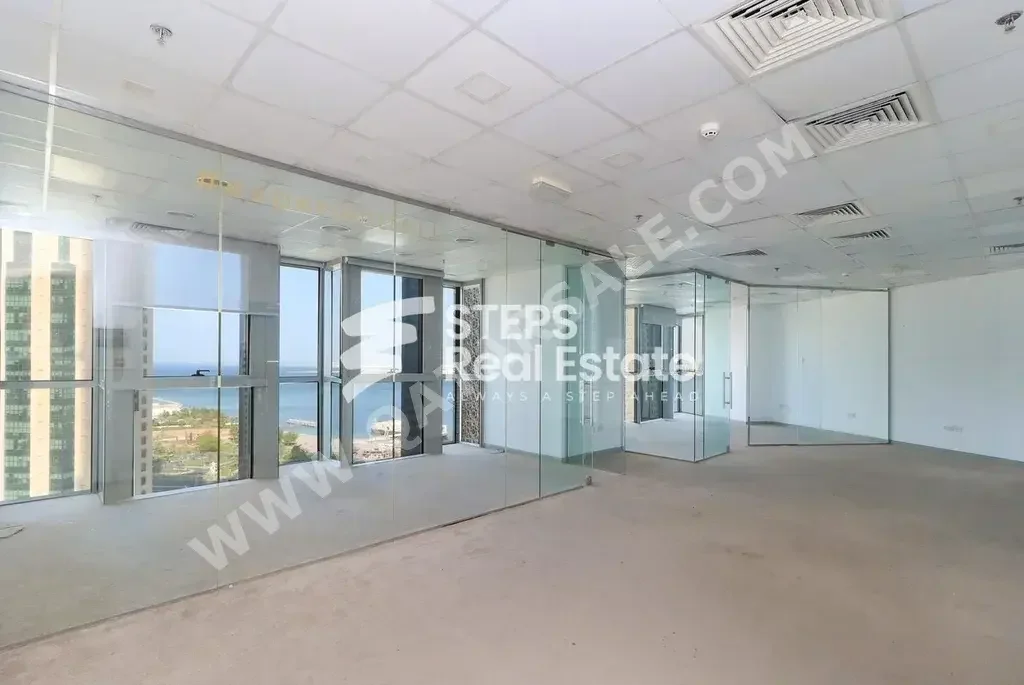 Commercial Offices - Semi Furnished  - Doha  - West Bay