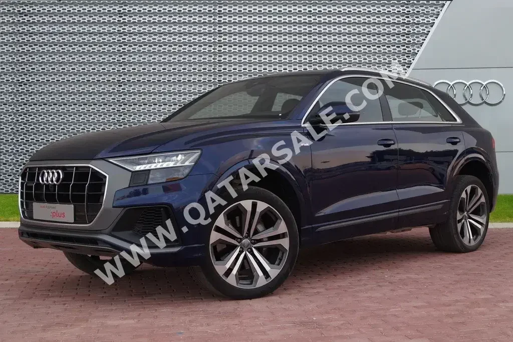 Audi  Q8  S-Line  2019  Automatic  81,000 Km  6 Cylinder  All Wheel Drive (AWD)  SUV  Blue