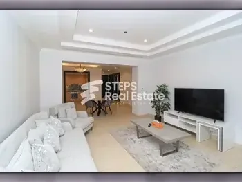 1 Bedrooms  Apartment  For Rent  in Doha -  The Pearl  Fully Furnished