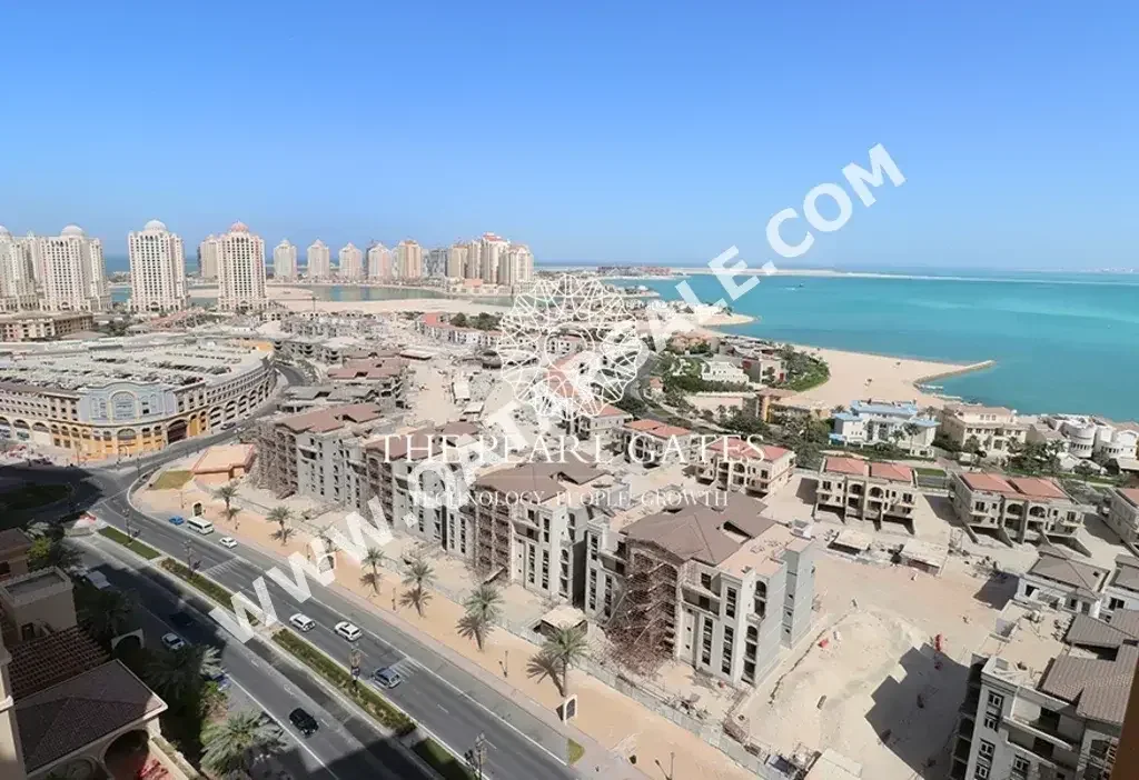 1 Bedrooms  Apartment  For Rent  in Doha -  The Pearl  Semi Furnished