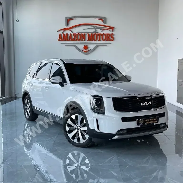 Kia  Telluride  2022  Automatic  11,000 Km  6 Cylinder  Rear Wheel Drive (RWD)  SUV  White  With Warranty