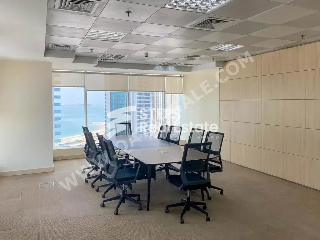 Commercial Offices - Fully Furnished  - Doha  - West Bay